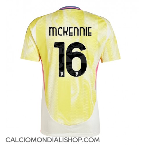 Maglie da calcio Juventus Weston McKennie #16 Seconda Maglia 2024-25 Manica Corta